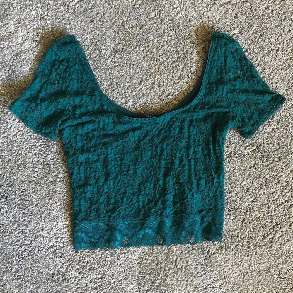 Lace crop top